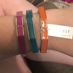 3 brand new Nine West bangles
